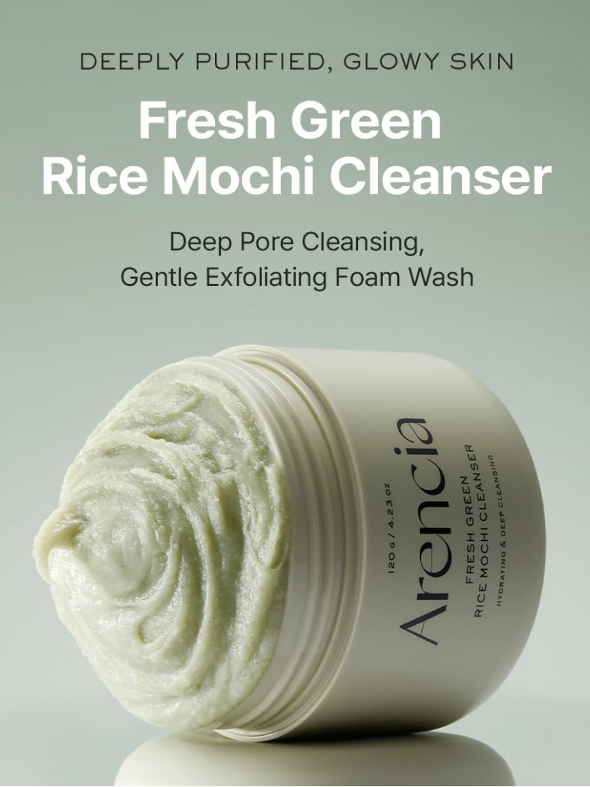 Arencia Fresh Green Rice Mochi Cleanser 120g